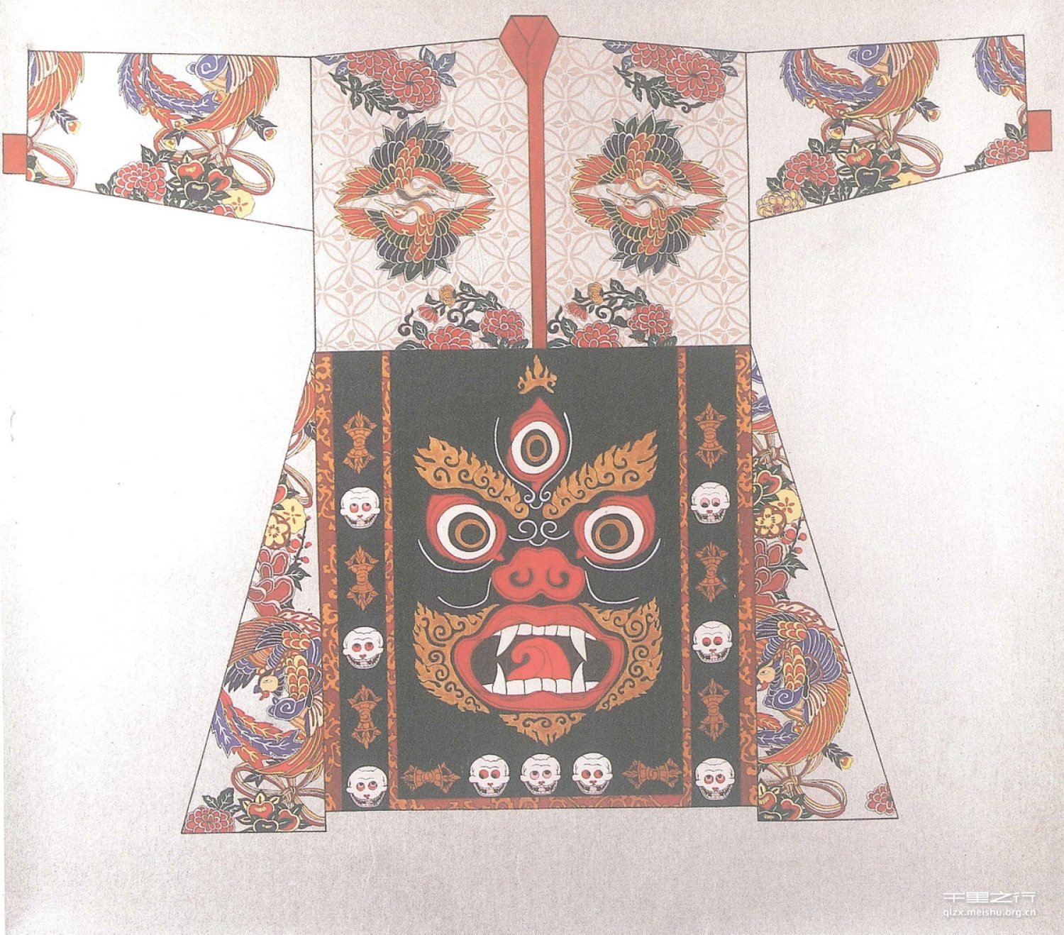 藏传佛教唐卡艺术研究与表现艺术鉴藏传统线性表现、重彩