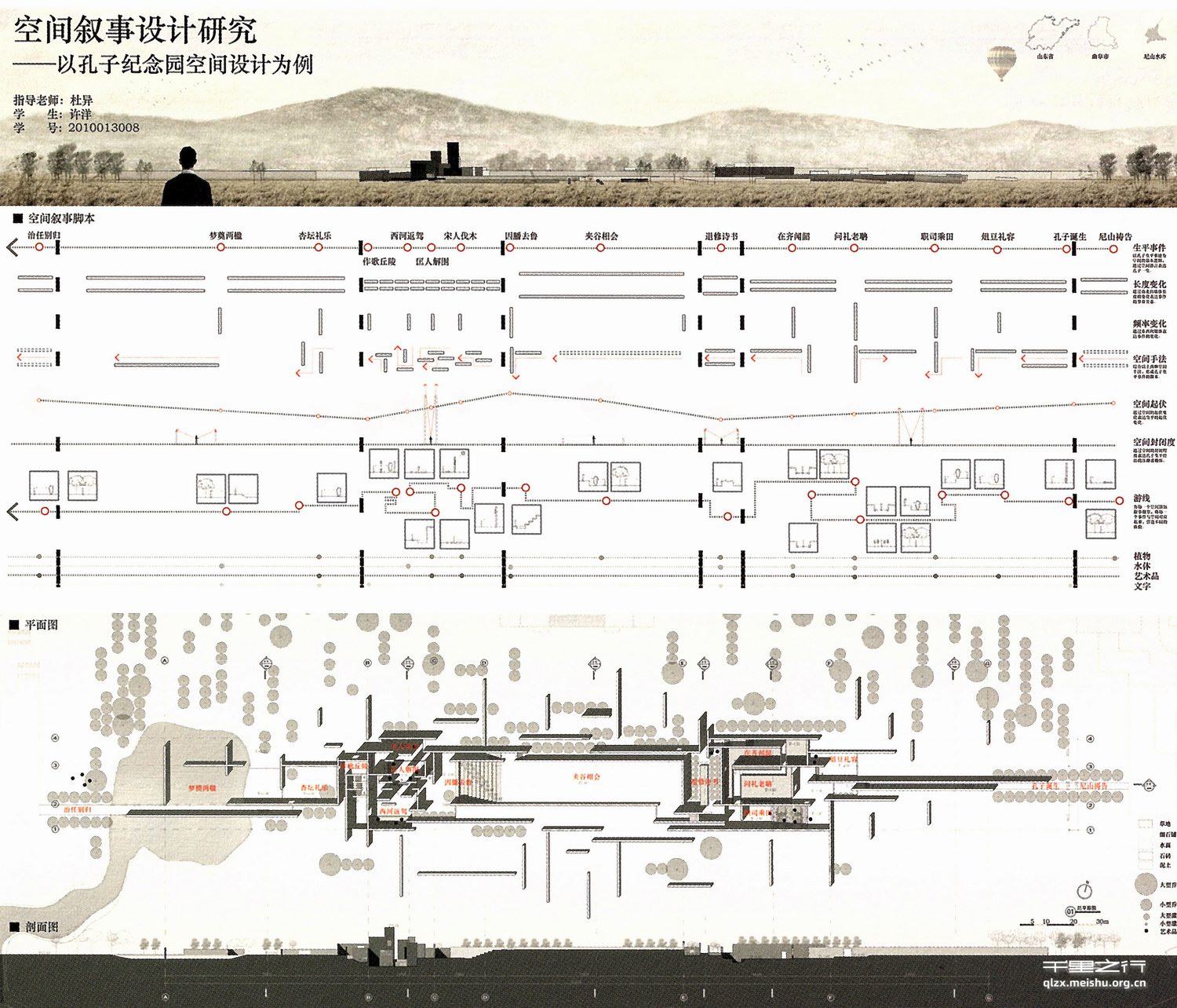 《空间叙事设计研究--以孔子纪念园体验空间设计为例》