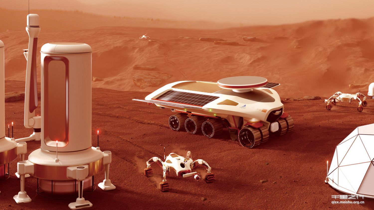 《为载人登火任务服务的火星车系统概念设计》
