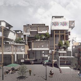 止间·之间--模块化住宅综合体设计