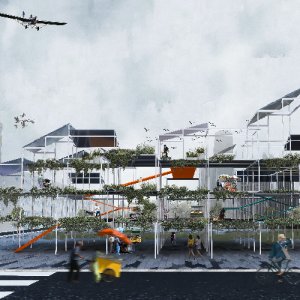 贾寺济易——回坊未来街区背景下多元化建筑空间的设计探索