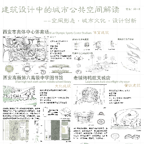 建筑设计中的城市公共空间解读一一空间形态·城市文化·设计创新