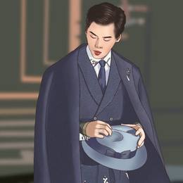 西装革履