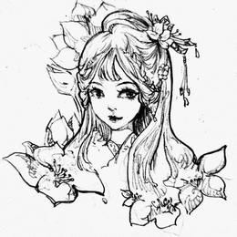 花与少女