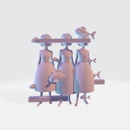 三人