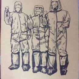 抗疫防疫美术作品