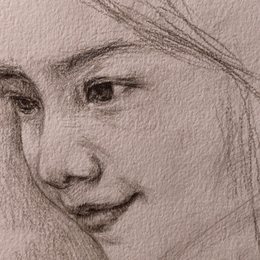 少女侧脸