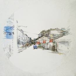 清晨街道